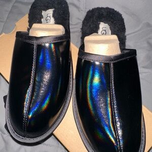 UGG Black Iridescent Slip-Ons